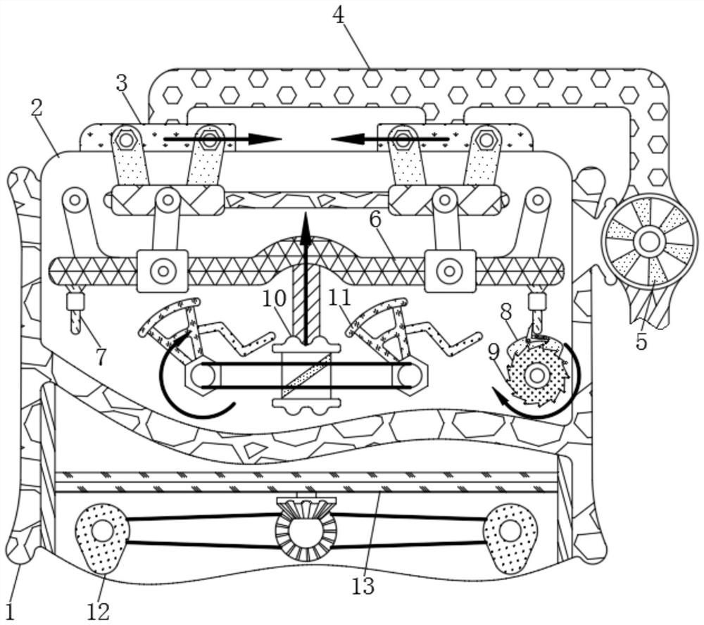 Rubber particle high-automation drying device for solving problem of insufficient drying