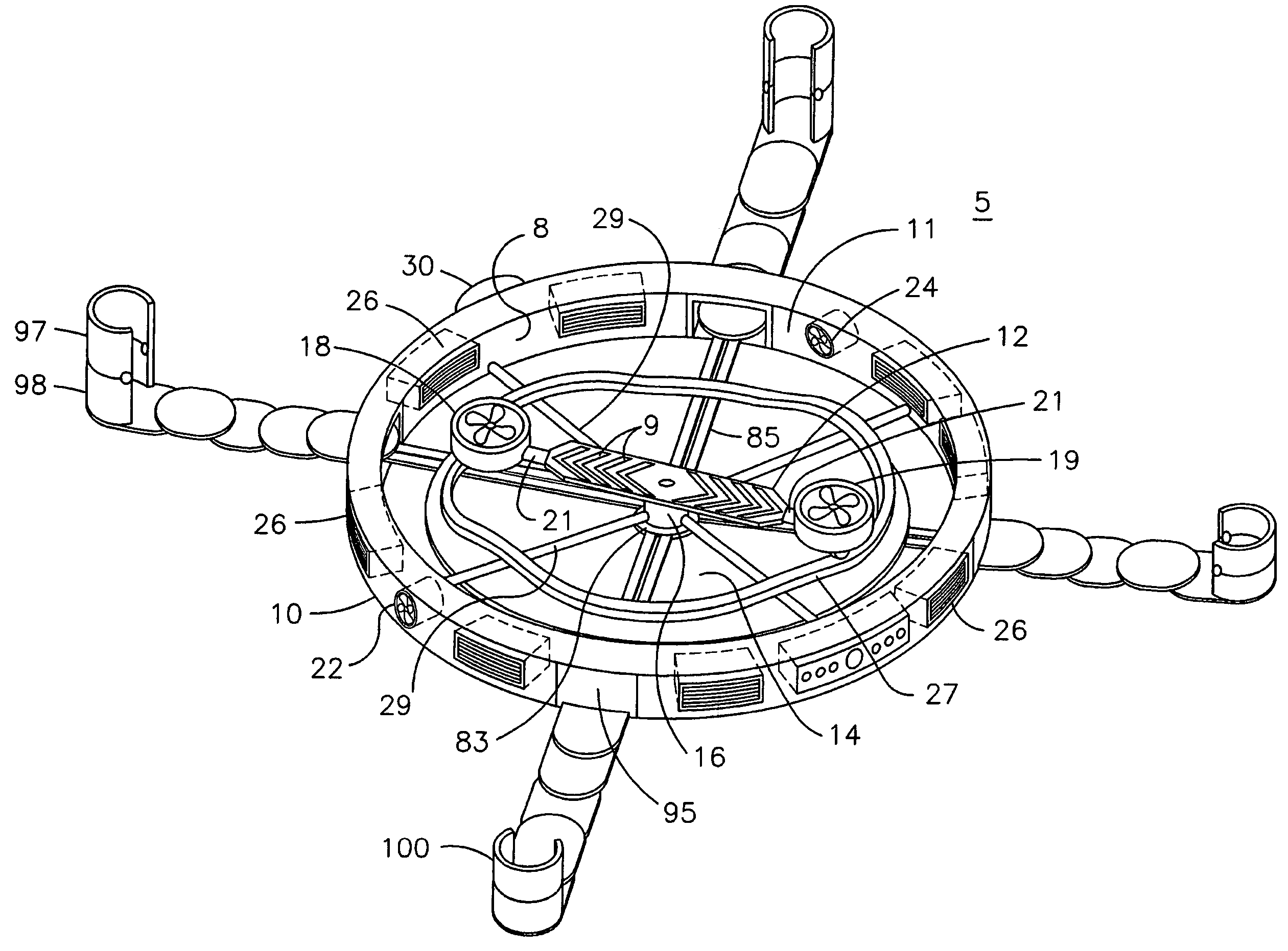 Laptop computer cooling device