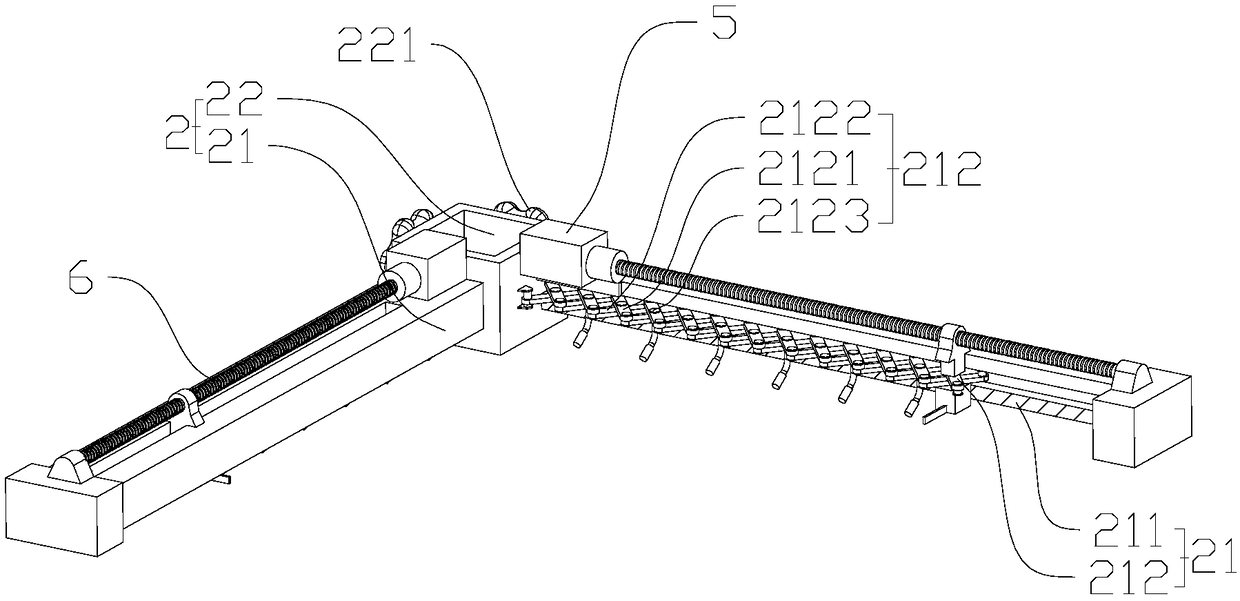 Laser calligraphy mesh division ruler and control system thereof