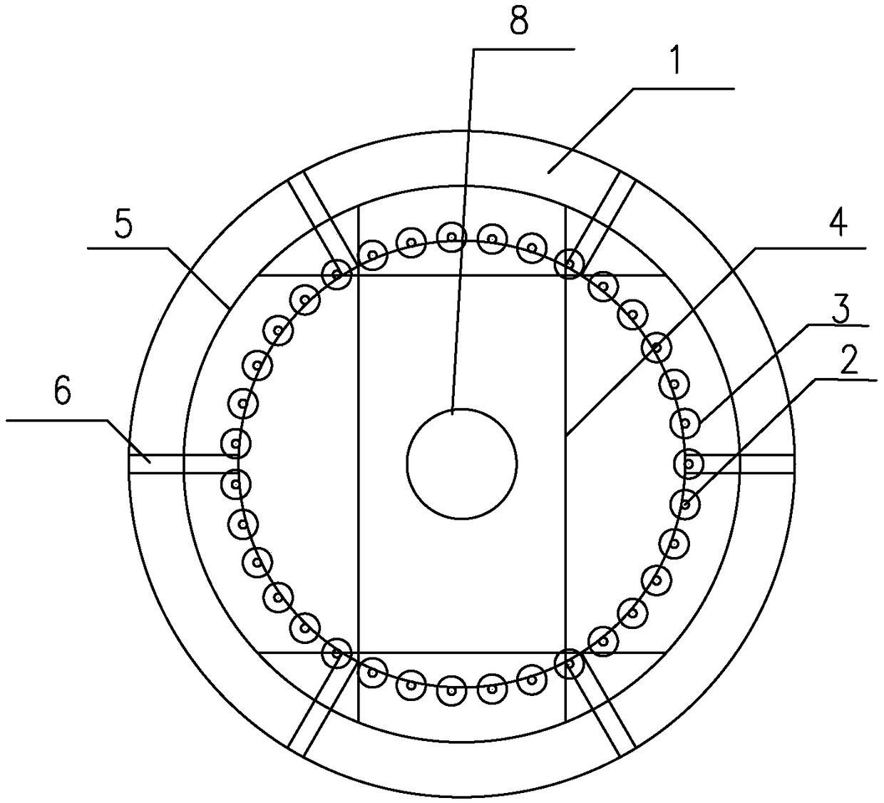 A method for integral rapid lifting of bored pile head pre-buried without drilling circumcision