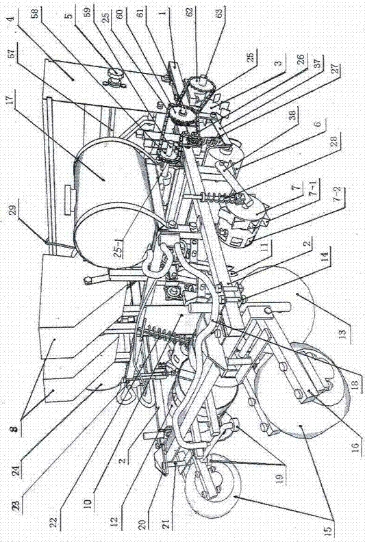 Weather-proof peanut film-covering seeder