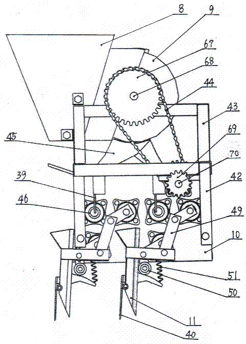 Weather-proof peanut film-covering seeder