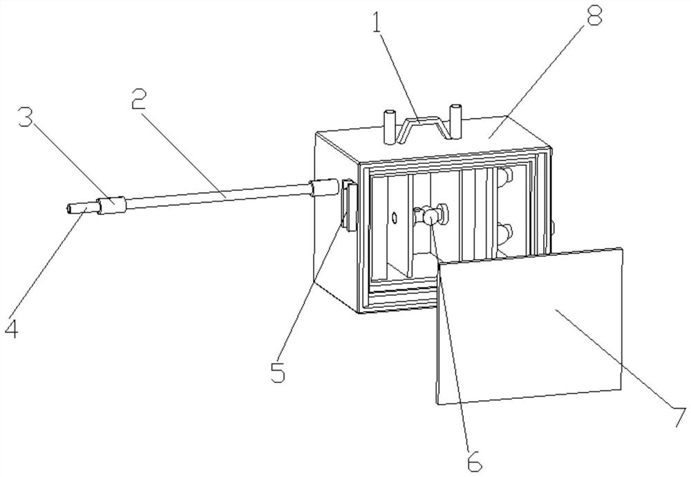 Portable low-adsorption high-temperature pretreatment device