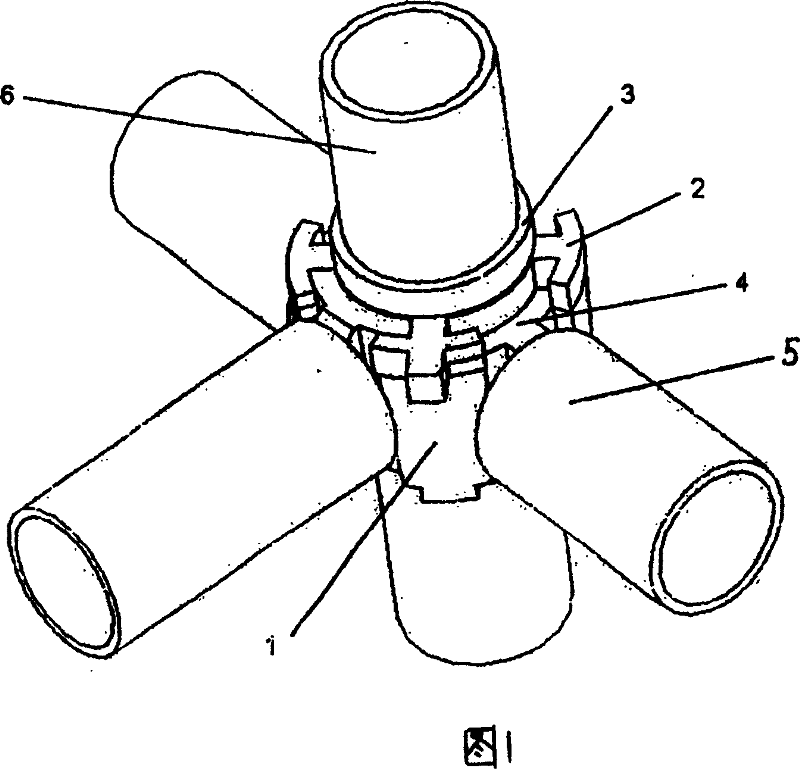 Inserting fastening type multifunction scaffold