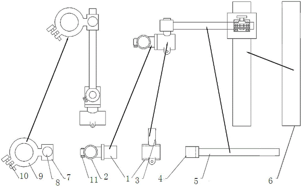 High-speed welding device for double-TIG (tungsten inert gas) welding gun thin-wall steel pipe