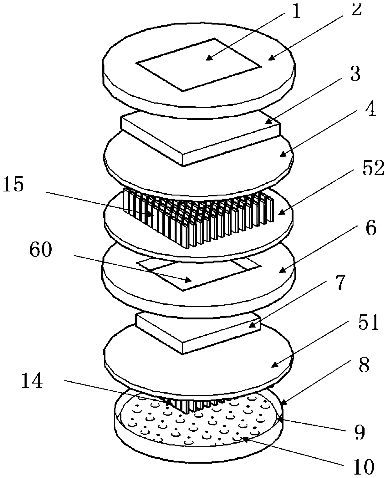 Shuttlecock humidor based on semiconductor humidification