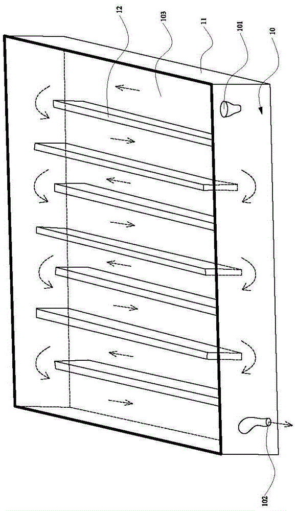 A planting bed combination structure for high-density indoor planting