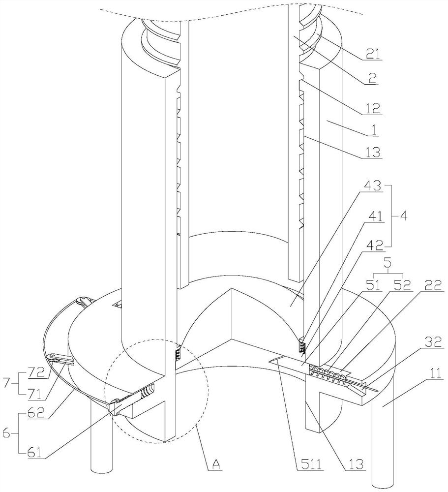 Measuring cup device of molecular sieve assembling device