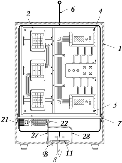 Low-voltage power distribution cabinet with grounding structure