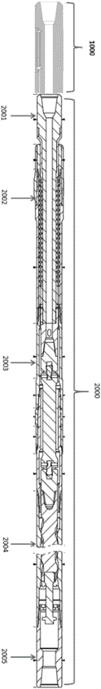 Power supply type near-bit geological guiding measuring short section not provided with power source