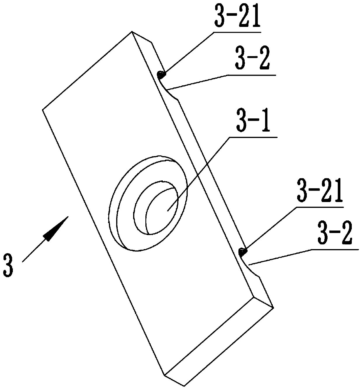 An adjustable combined bone nail plate