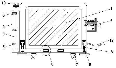 Portable electric welding device