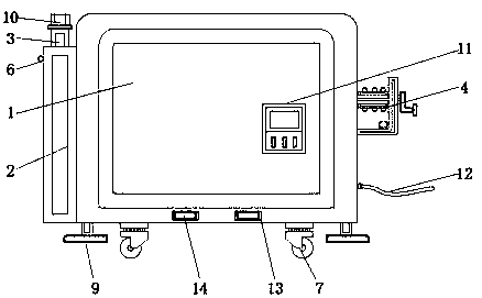 Portable electric welding device