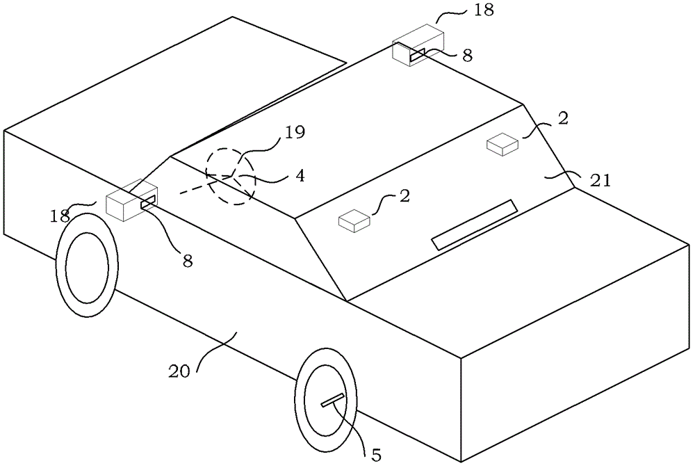 Safe pre-warning device for anti-collision at rear of vehicle based on binocular stereo vision