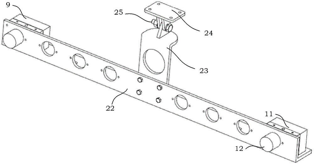 Safe pre-warning device for anti-collision at rear of vehicle based on binocular stereo vision