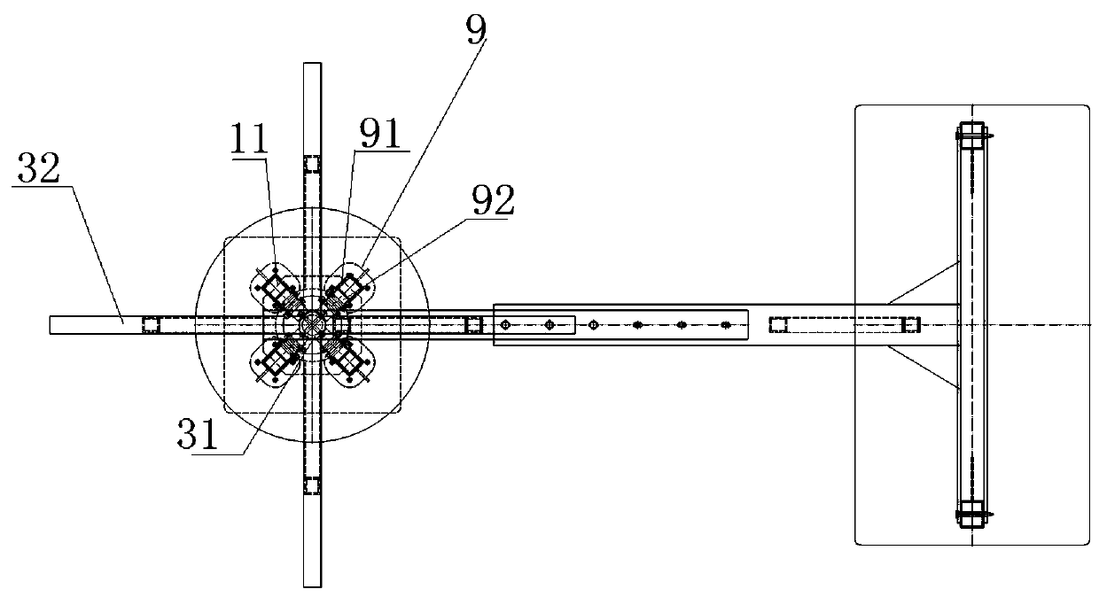 Crane slewing bearing assembly tool