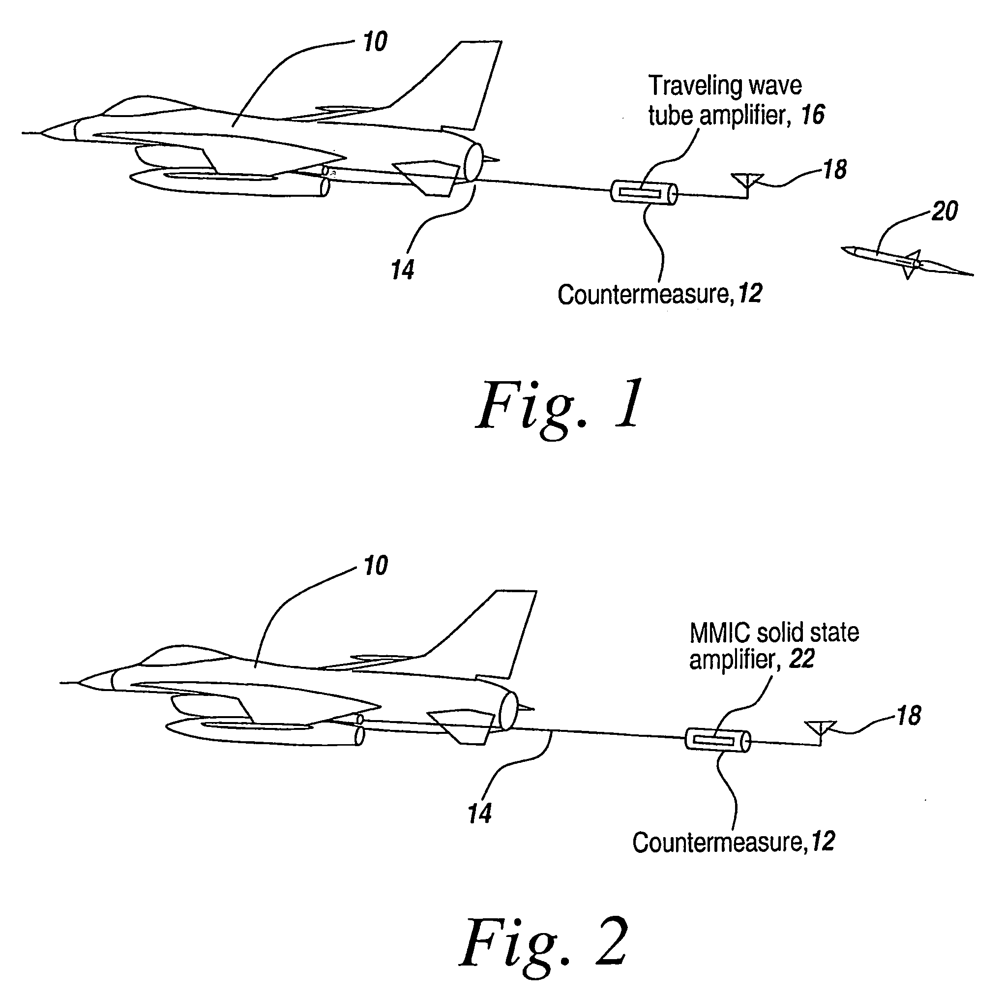 Solid-state ultra-wideband microwave power amplifier employing modular non-uniform distributed amplifier elements