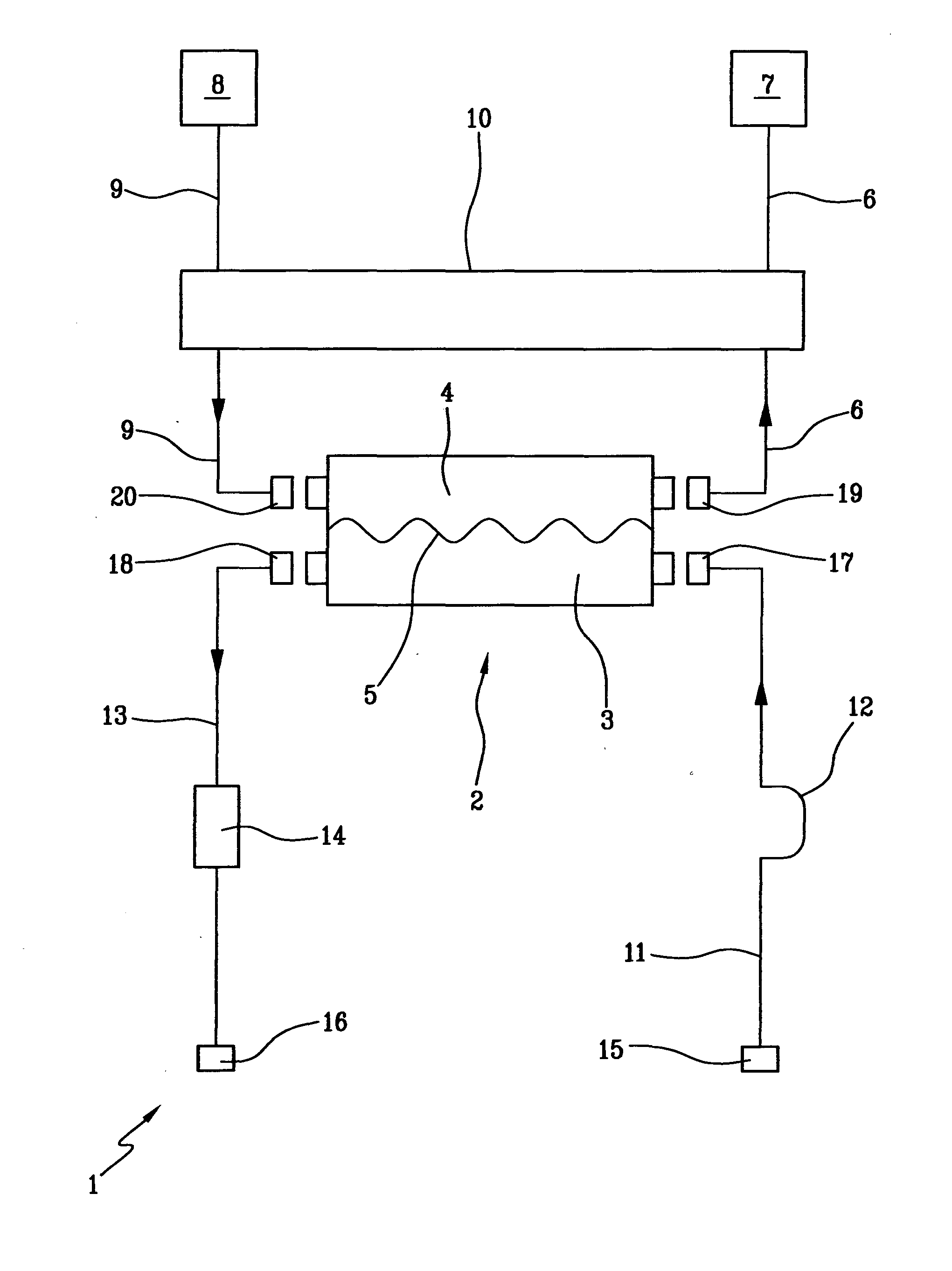 Extracorporeal blood circuit