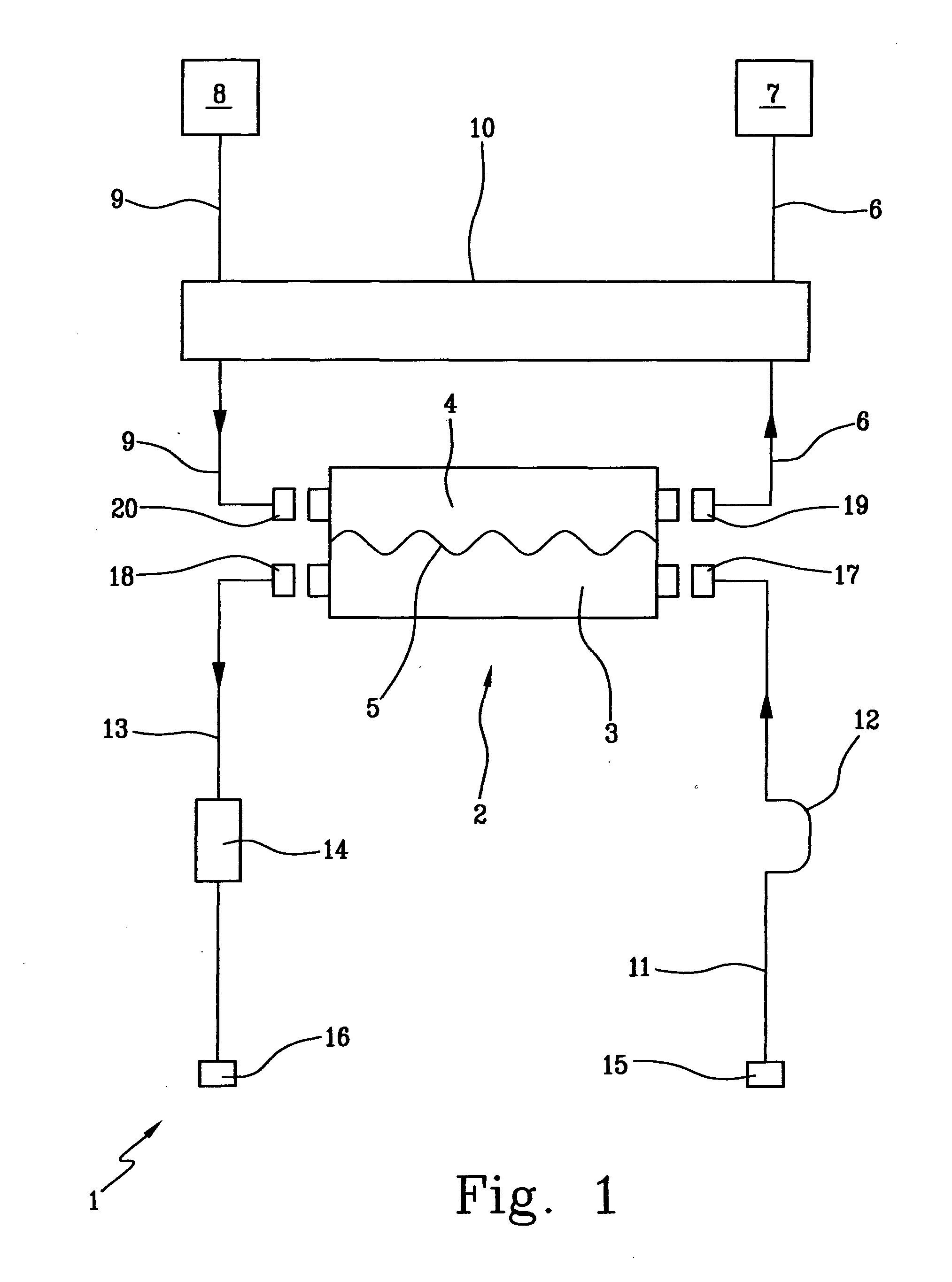 Extracorporeal blood circuit