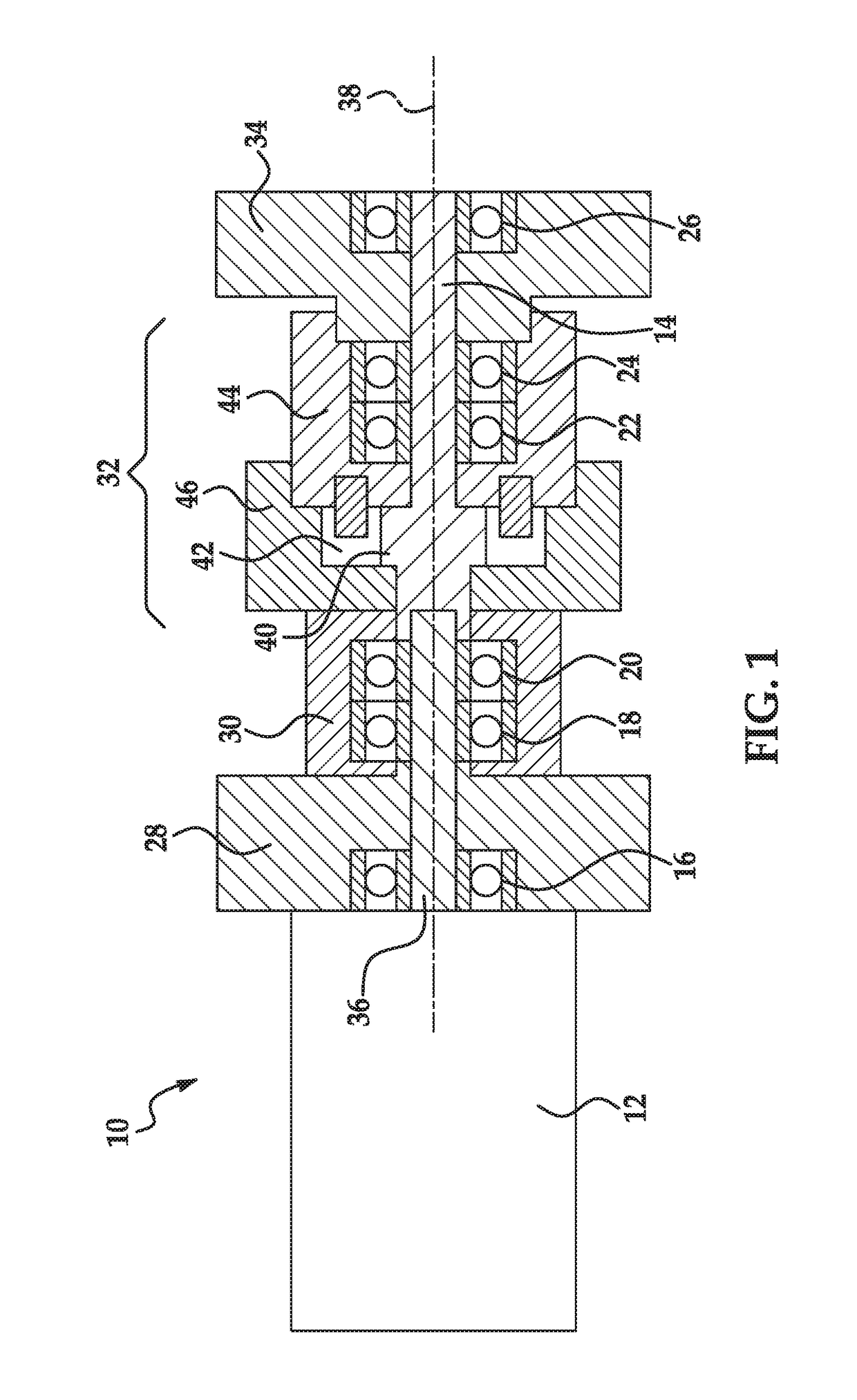 Electromagnetic brake for a power transmission assembly