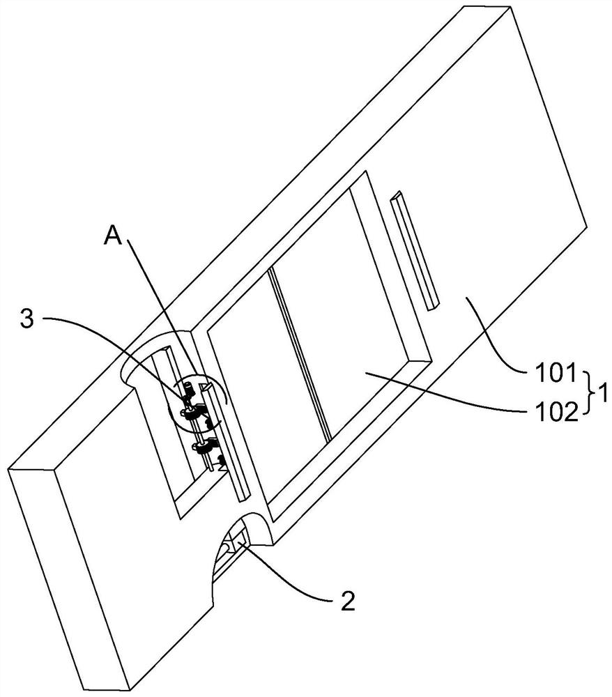 Pushing-aside preventing shielding door