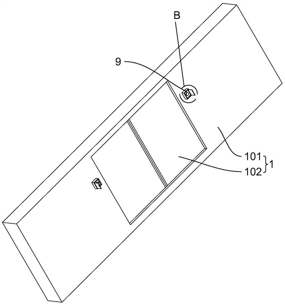 Pushing-aside preventing shielding door