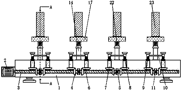 Array type detection equipment for batch quality detection of small building prefabricated components