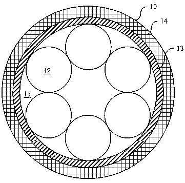 A kind of optical hybrid cable