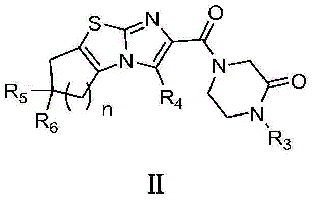 Imidazole [2, 1-b] thiazole derivative as well as preparation method and application thereof