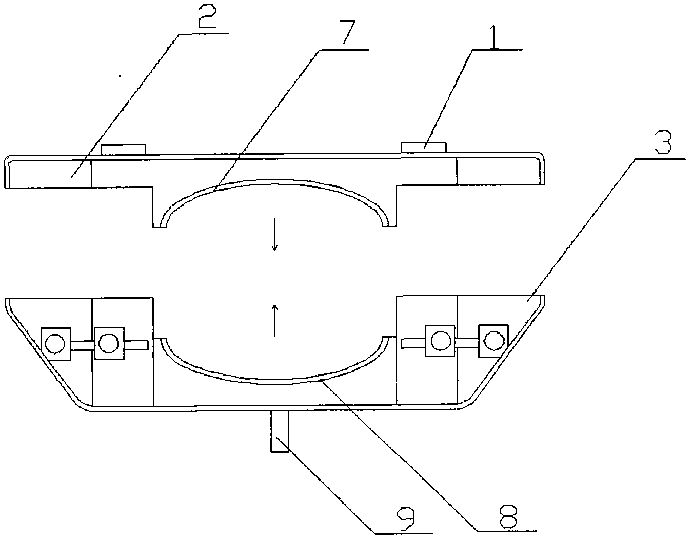 Method for manufacturing automobile cross beam lost foam and using method