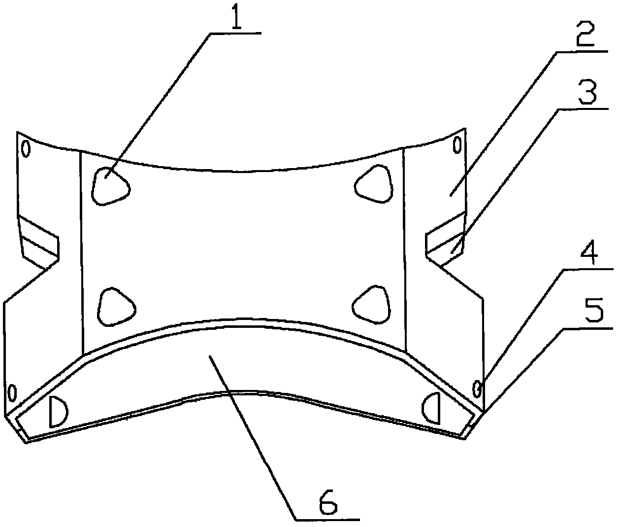 Method for manufacturing automobile cross beam lost foam and using method