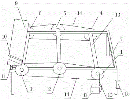 Bounce steering type strip conveying terminal apparatus with counting function