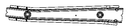 Method for stamping automobile beam piece