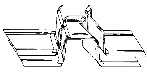 Method for stamping automobile beam piece