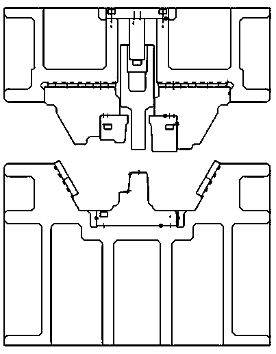 Method for stamping automobile beam piece