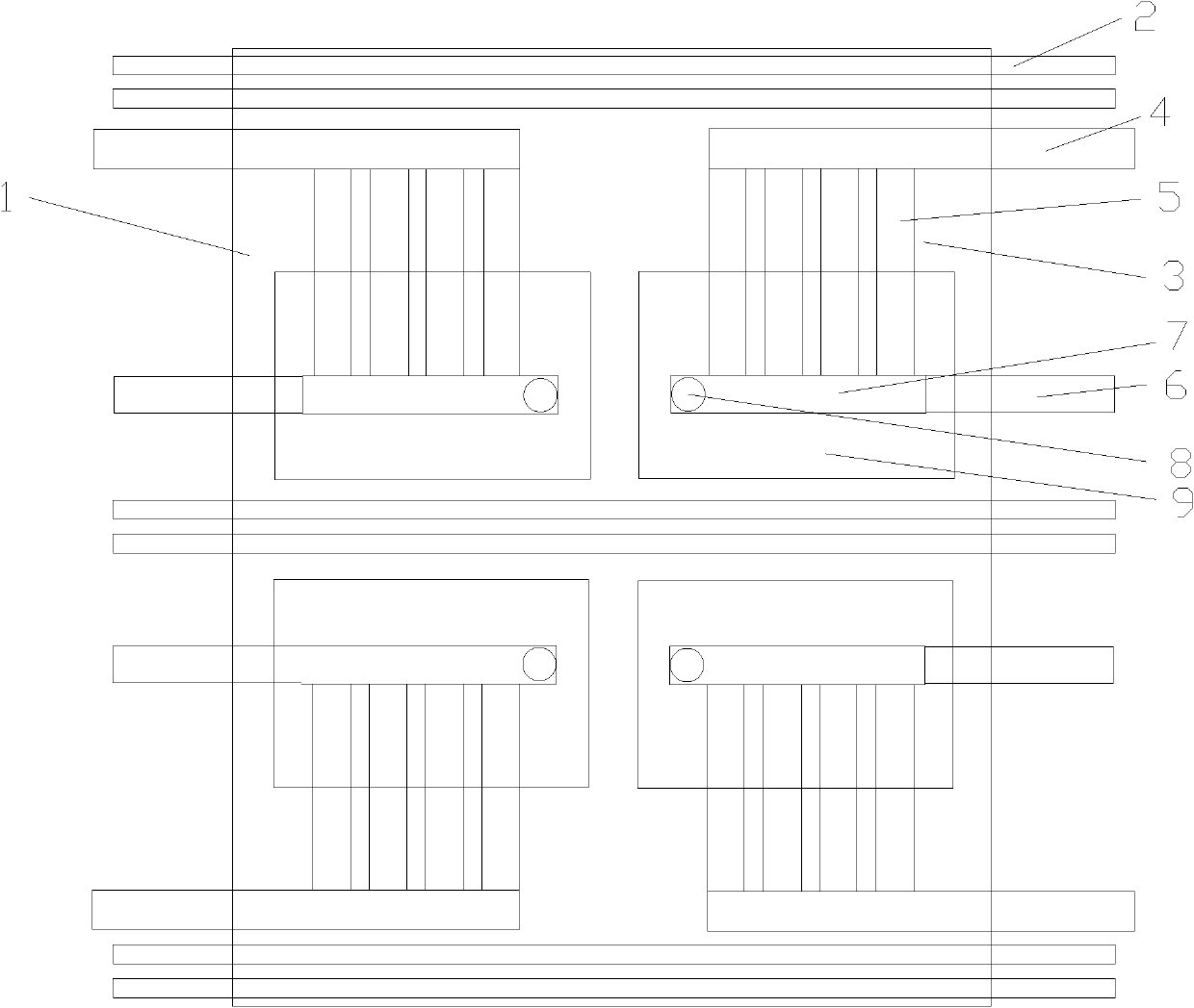 Sharp cooling and sharp heating highlight forming die