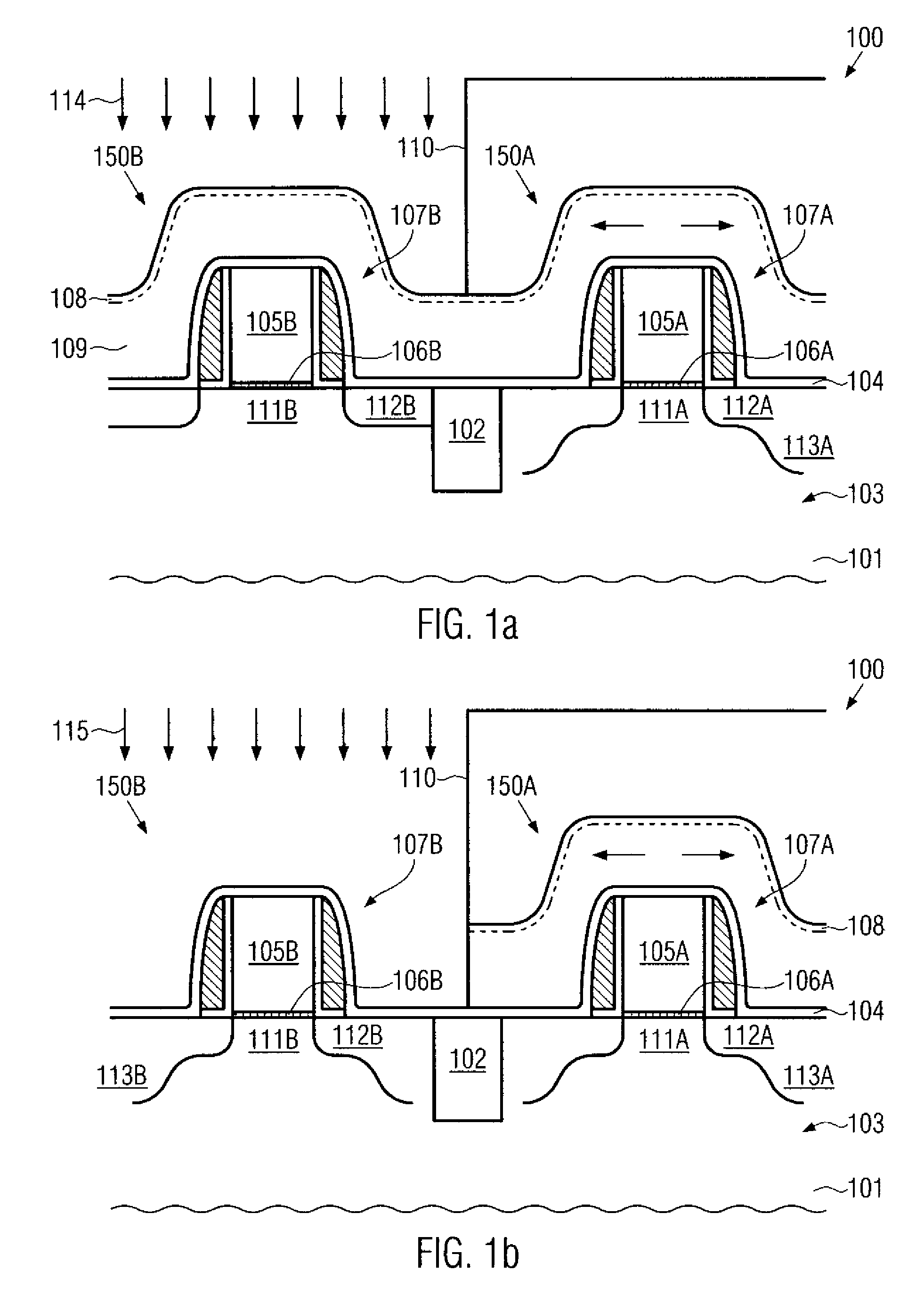 Method for forming a strained transistor by stress memorization based on a stressed implantation mask