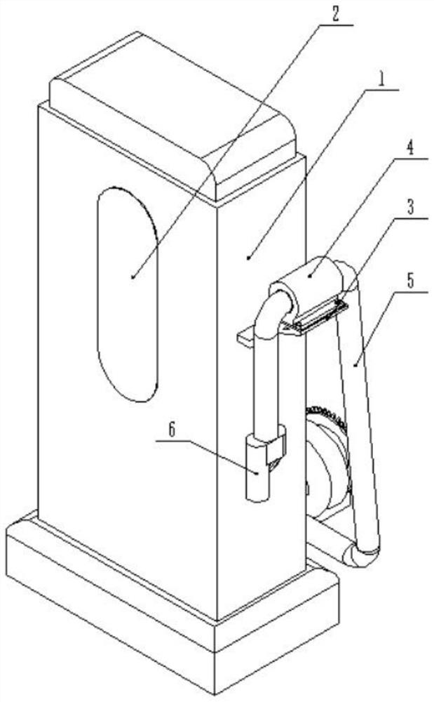 Charging device with fireproof function