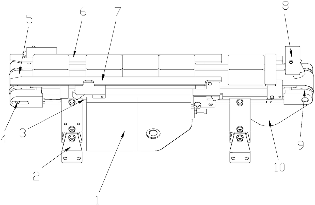 Cleaning logistics device suitable for manufacturing of illumination equipment