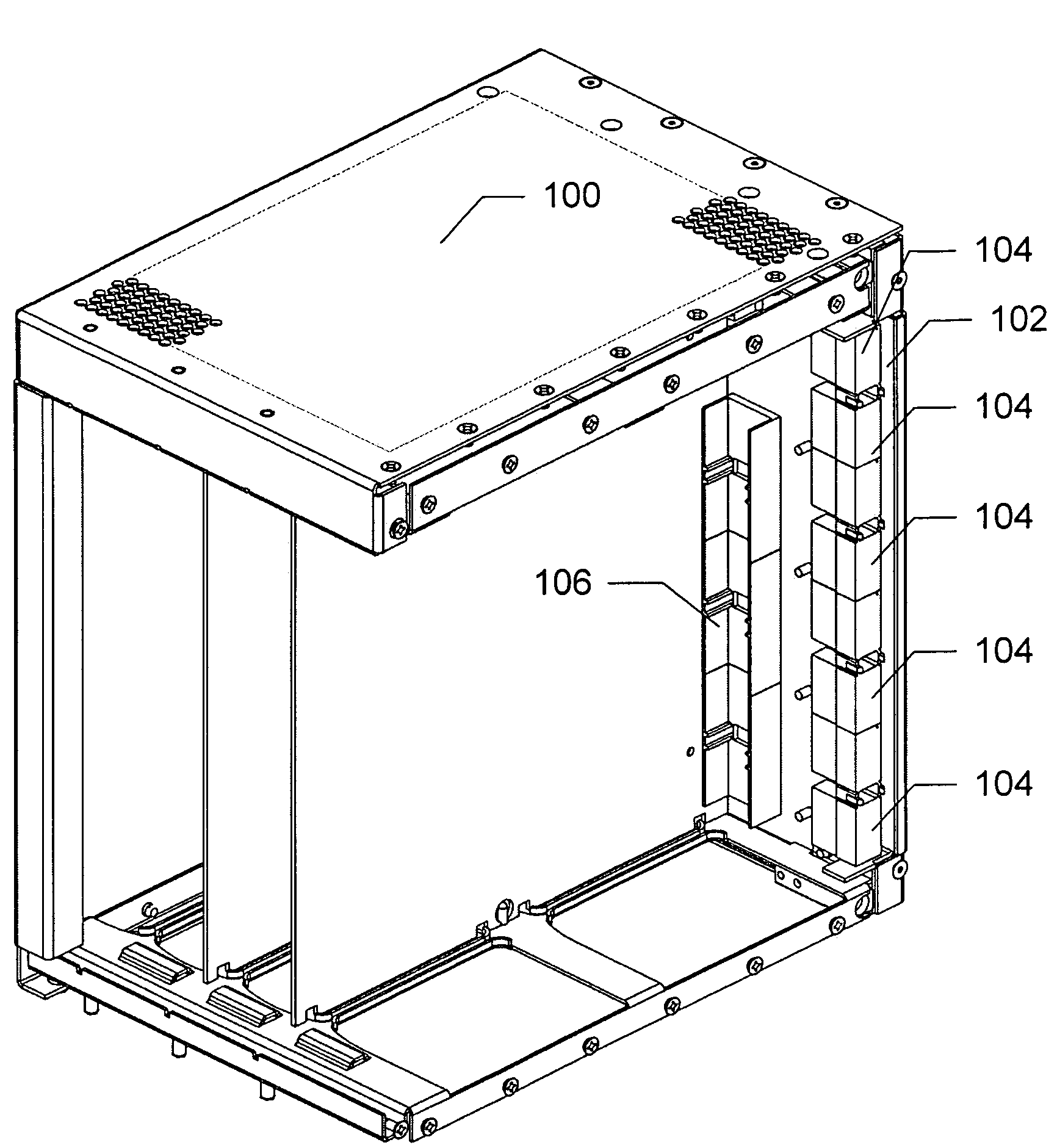 Grow as you go equipment shelf