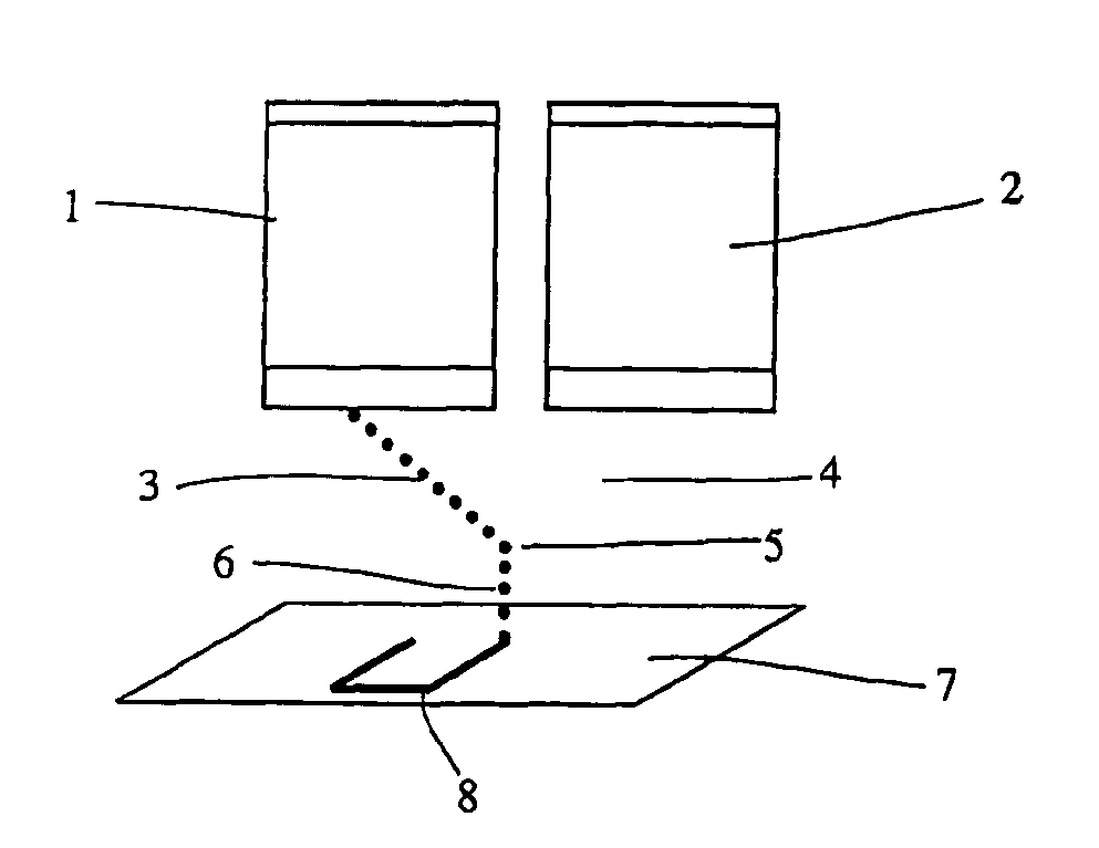 Depositing solid materials