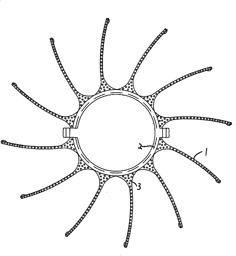 Aeration rotary brush