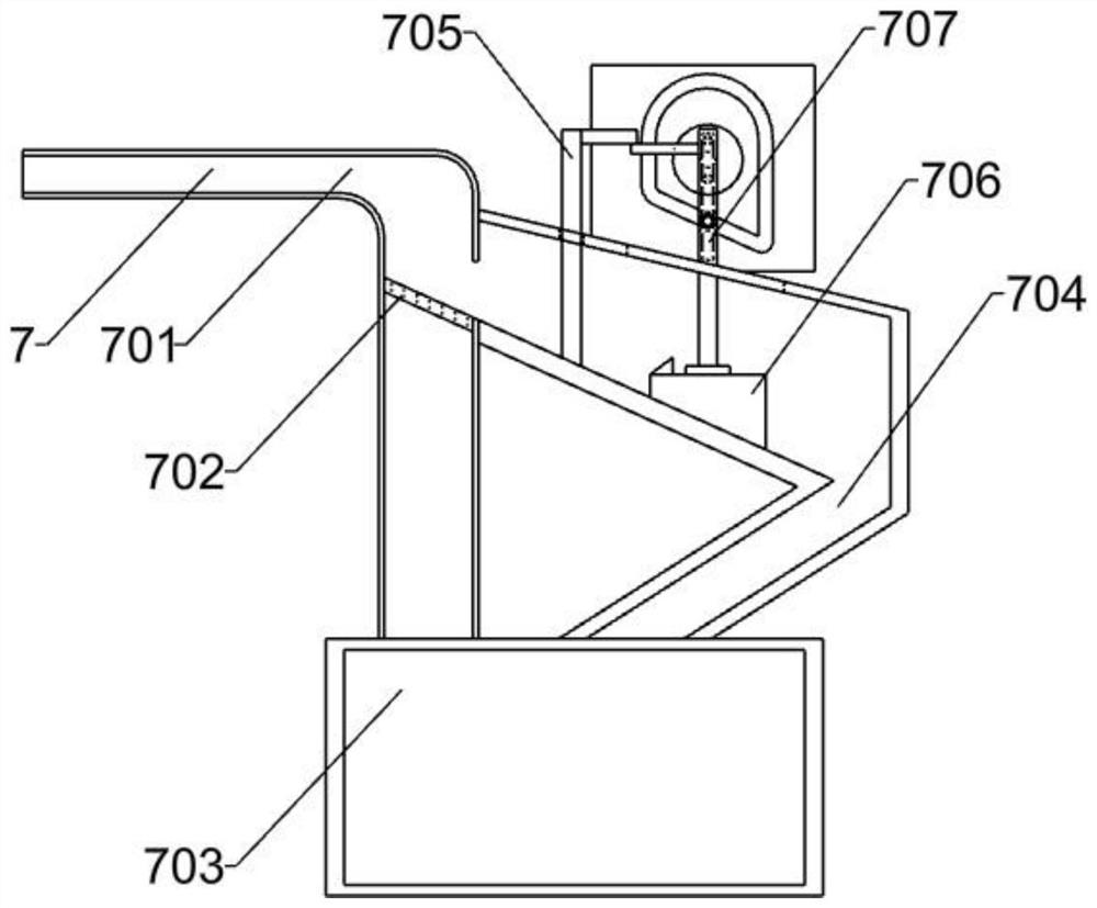 Thermoplastic resin product laying device