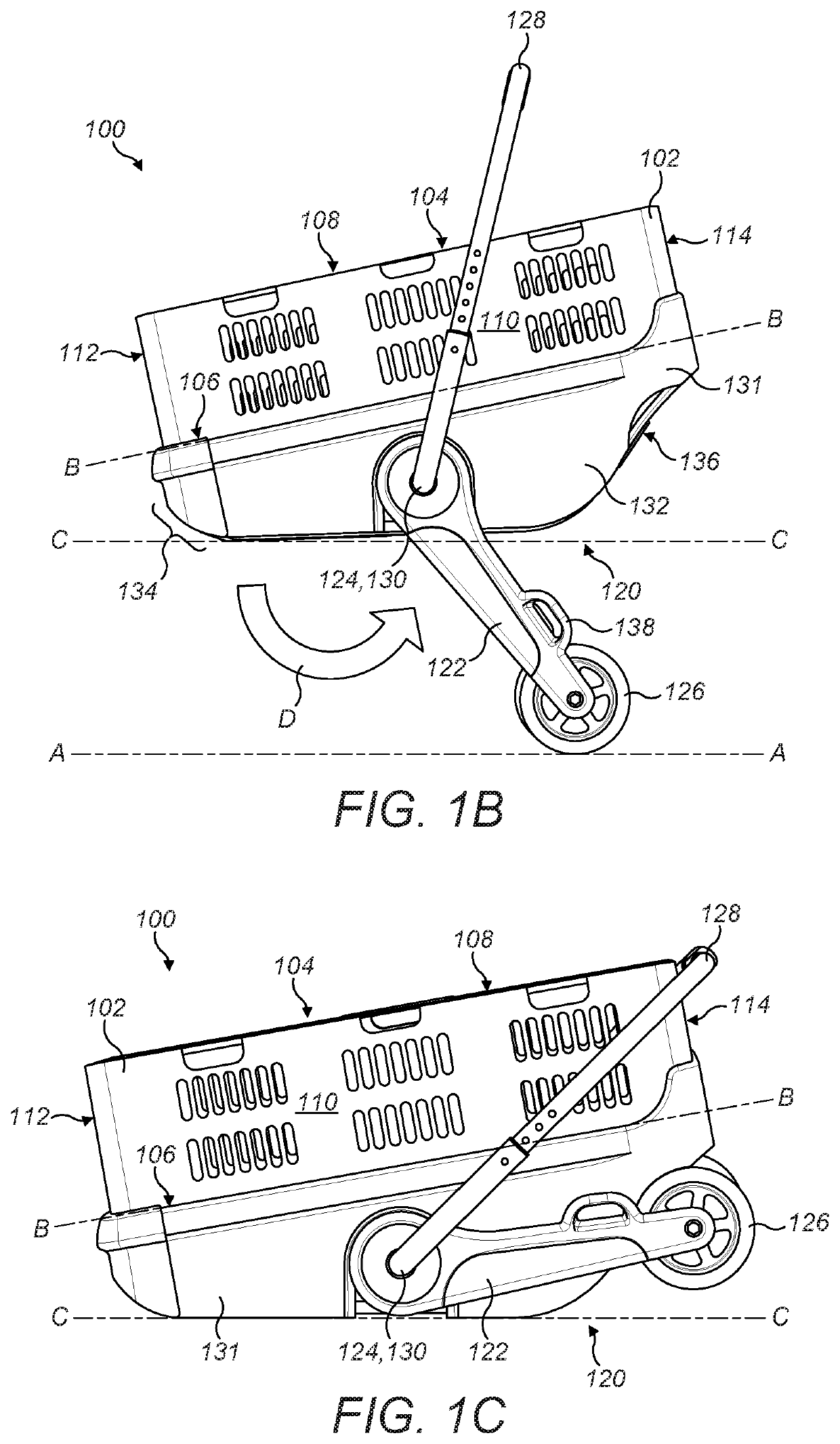 Device for transporting items