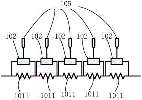 Calibratable resistance device and integrated circuit