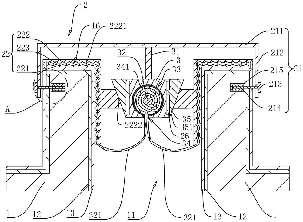 Deformation joint connecting structure device at civil engineering structure and using method thereof