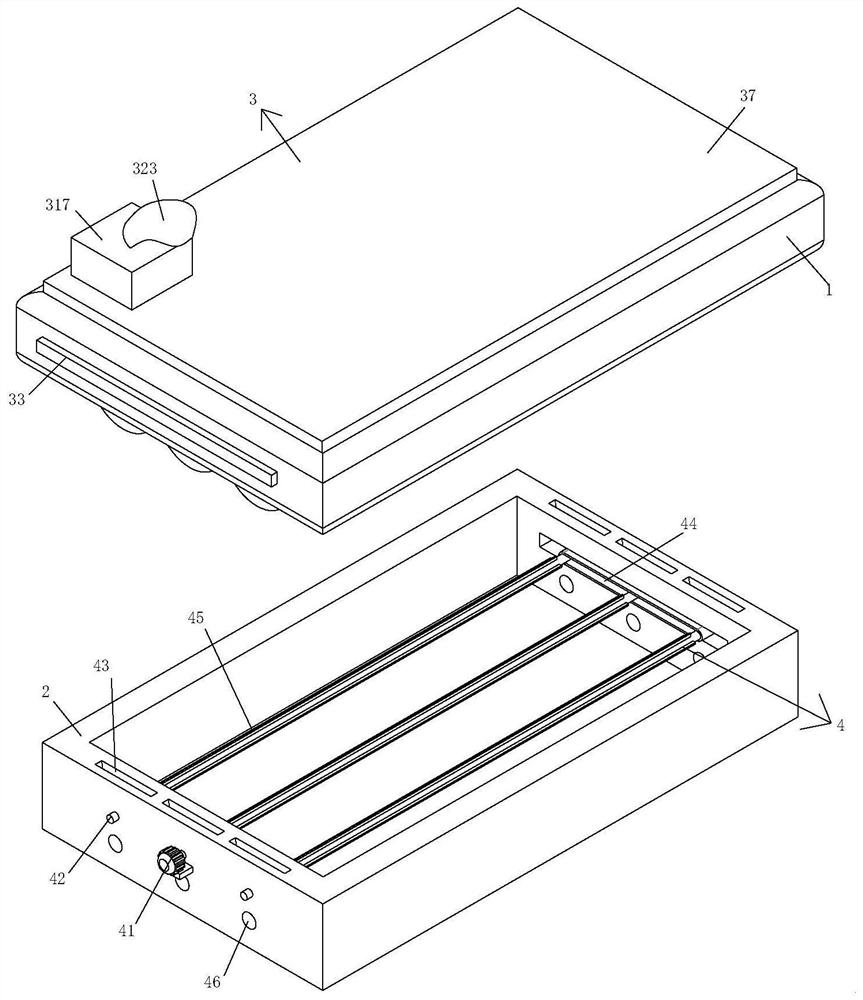 Movable blackboard eraser and blackboard eraser box matched with movable blackboard eraser for dust removal