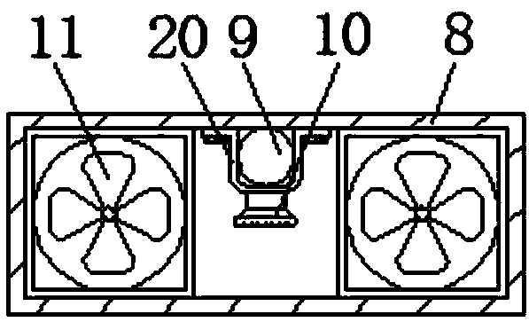 Microbial strain production workshop temperature automatic regulating device