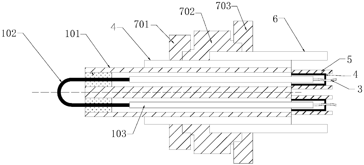 Langmuir emitting probe for plasma space potential diagnosing