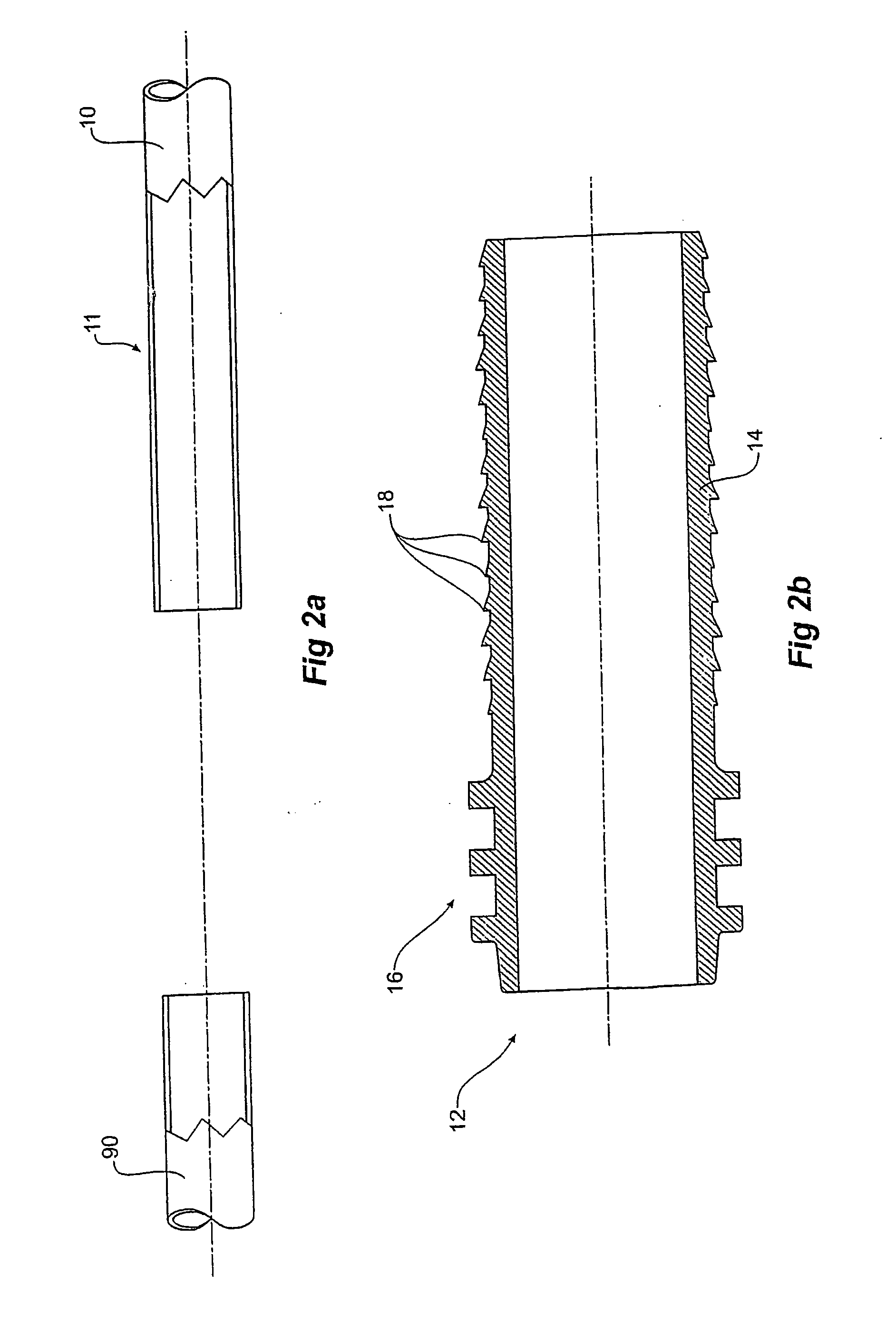 Slip type pipe joint